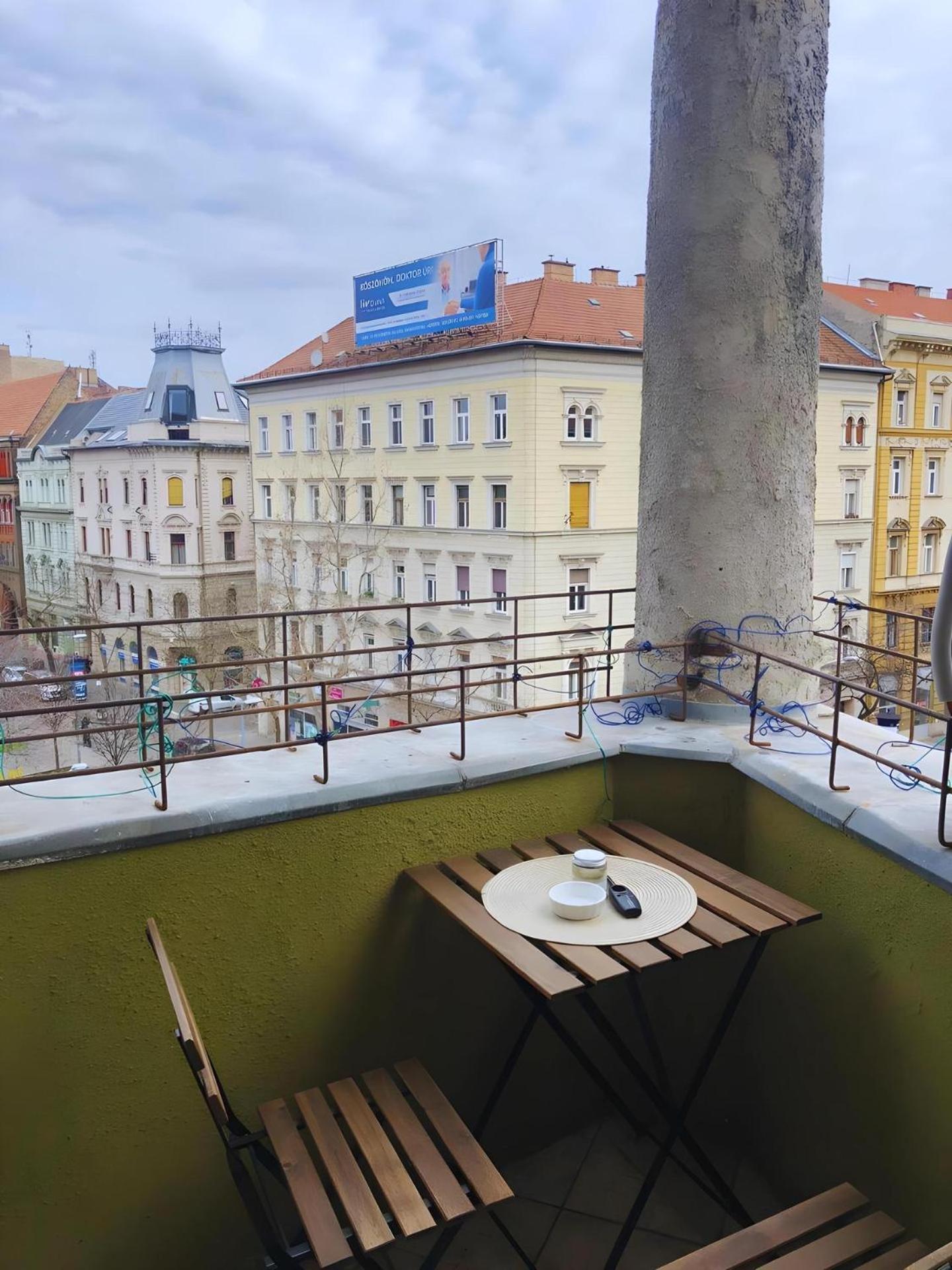 Saffron Apartment City Center Panorama Balcony Budapest Luaran gambar