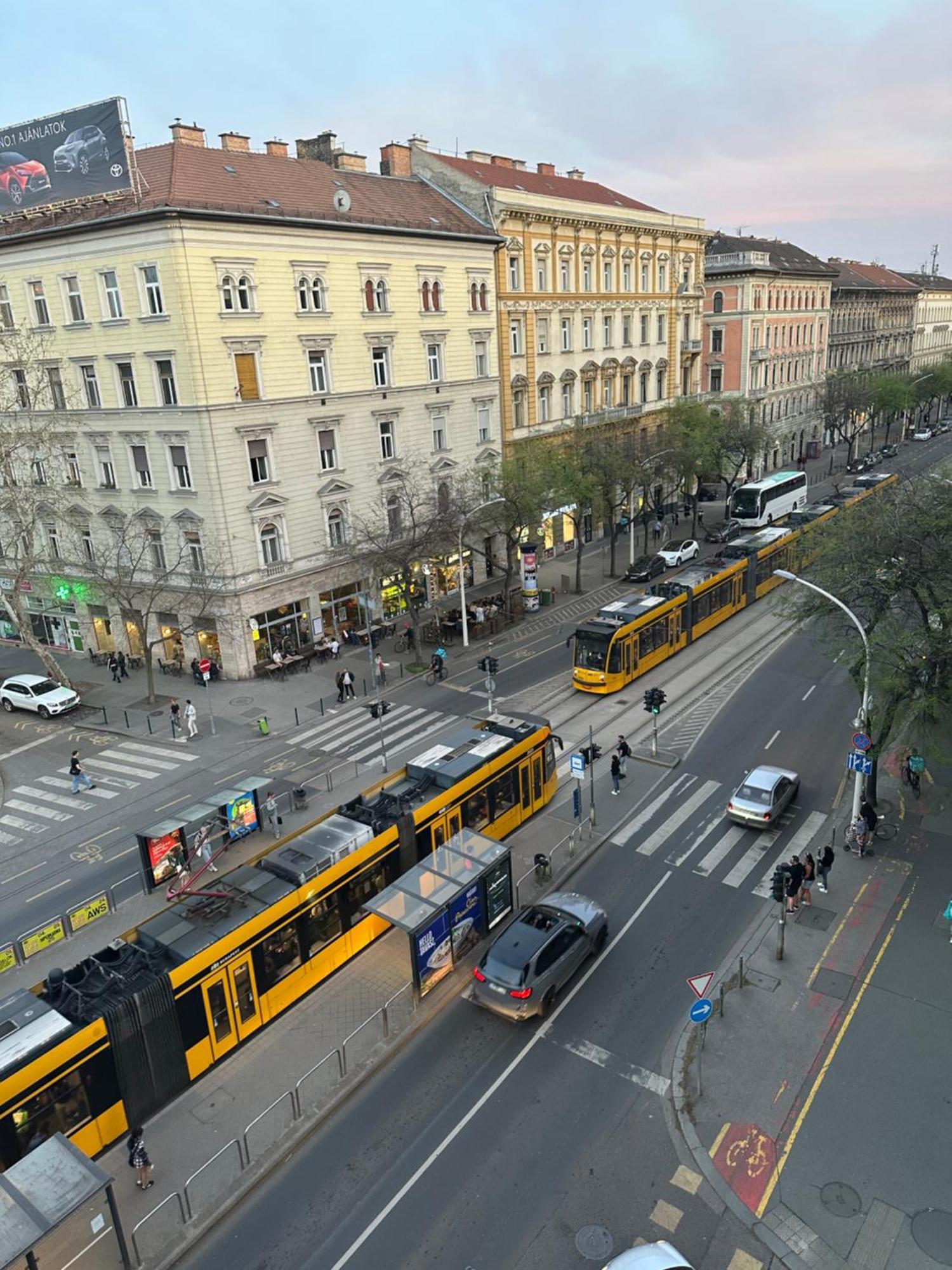 Saffron Apartment City Center Panorama Balcony Budapest Luaran gambar