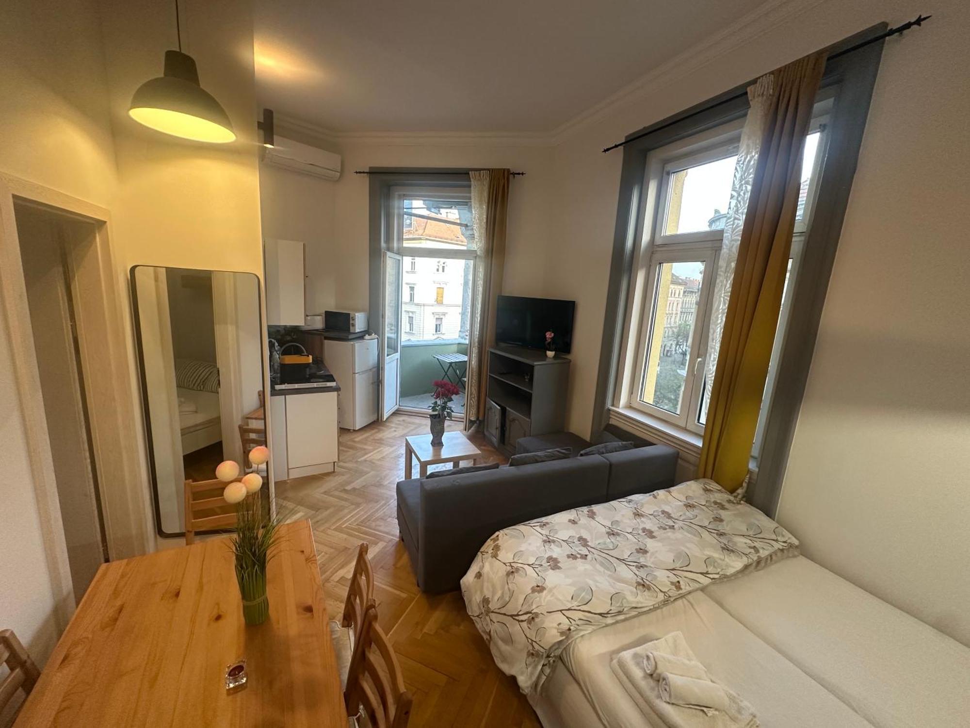 Saffron Apartment City Center Panorama Balcony Budapest Luaran gambar